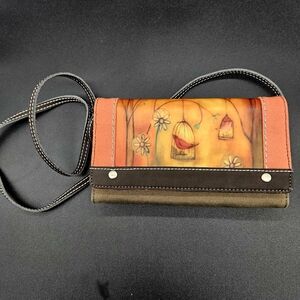 Artistic Orange and Brown Women's Bag